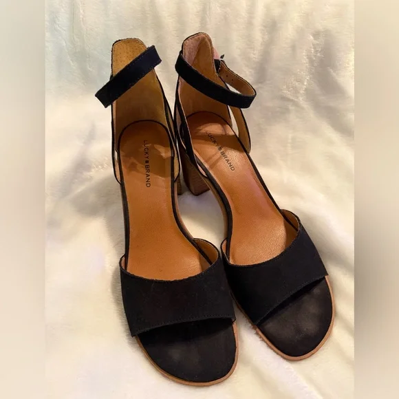 Lucky Brand Black and Brown Women's Sandals - Picture 3 of 13